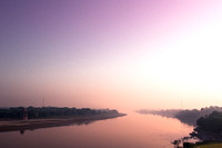 Sunrise over the River, Agra